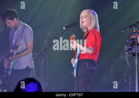 Toronto, Canada - le 9 mai 2015. Alvvays avec chanteur Molly Rankin (photo) fonctionne à la Semaine de la musique canadienne 2015 15e édition de l'Independent Music Awards. Banque D'Images