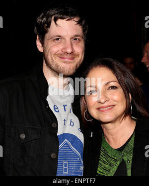 Les coulisses de la comédie musicale Le dernier bateau au Neil Simon Theatre. Avec : Michael Esper,Gloria Estefan Où : New York, New York, United States Quand : 04 Nov 2014 Banque D'Images