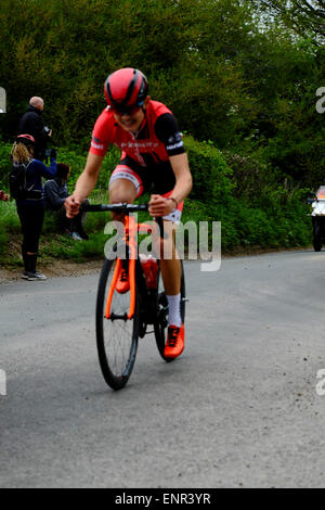 Wiltshire, Royaume-Uni. 10 mai, 2015. Team Wiggins' est l'une des 11 équipes pro-vélo course à travers south Wiltshire aujourd'hui (dimanche 10 mai). Crédit : Paul Chambers/Alamy Live News Banque D'Images