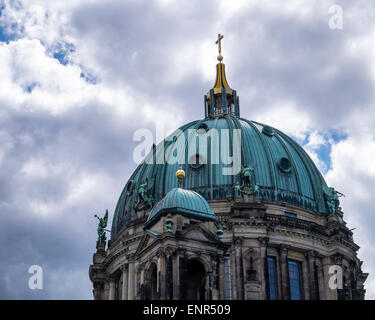 Cathédrale de Berlin, Berliner Dom extérieur - église protestante historique sur l'île des Musées - bâtiment baroque de la Haute Renaissance Banque D'Images