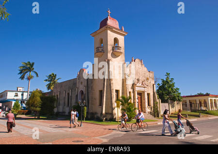 L'église sur l'Isla de Juventud, Cuba Banque D'Images