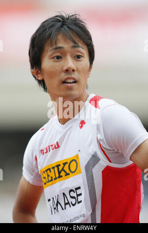 Kawasaki, le 100 m à Todoroki Stadium, Kanagawa, Japon. 10 mai, 2015. Kei Takase Athlétisme : Championnats du Monde de Golden Grand Prix Seiko Défi à Kawasaki, le 100 m à Todoroki Stadium, Kanagawa, Japon . Credit : Yusuke Nakanishi/AFLO SPORT/Alamy Live News Banque D'Images