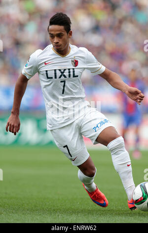 Tokyo, Japon. 10 mai, 2015. Caio (bois) : Soccer Football /Ligue J1 2015 1ère étape entre F.C.Tokyo 0-1 Kashima Antlers à Ajinomoto Stadium à Tokyo, au Japon . © AFLO SPORT/Alamy Live News Banque D'Images