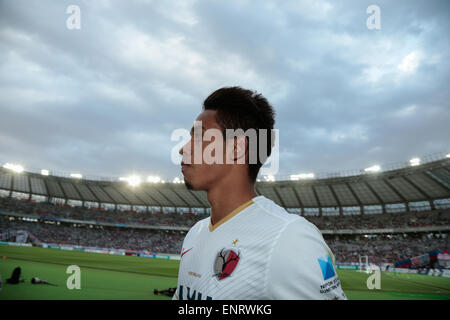 Tokyo, Japon. 10 mai, 2015. Caio (bois) : Soccer Football /Ligue J1 2015 1ère étape entre F.C.Tokyo 0-1 Kashima Antlers à Ajinomoto Stadium à Tokyo, au Japon . © AFLO SPORT/Alamy Live News Banque D'Images