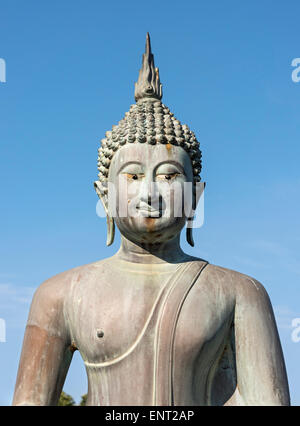 Close-up of Statue de Bouddha à Seema Malakaya Meditation Centre, Colombo, Sri Lanka Banque D'Images