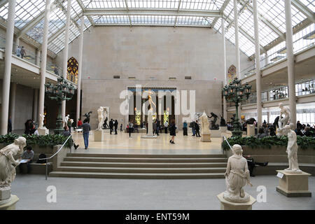 Metropolitan Museum of Art New York. USA. À l'intérieur. Banque D'Images
