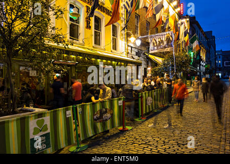 Le Temple Bar, Dublin, République d'Irlande, Europe. Banque D'Images