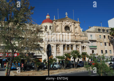 Église paroissiale de Jésus de Nazareth Malte Sliema Banque D'Images