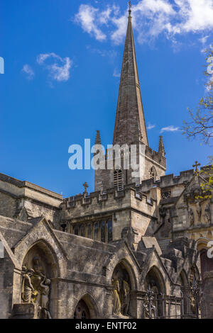 L'église Saint John's et la Via Crucix Frome, dans le Somerset, Angleterre Banque D'Images