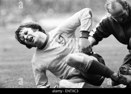 Norwich City FC Queens Park Rangers v Norwich City FC. 6e avril 1972. Banque D'Images