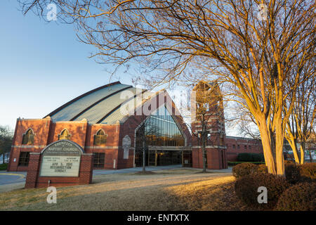 La nouvelle église baptiste d'Ebenezer, Quatrième Historique Ward, Atlanta, Georgia, USA Banque D'Images