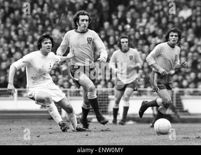 Norwich City FC Queens Park Rangers v Norwich City FC. 6e avril 1972. Banque D'Images