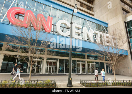 Le CNN Center, Atlanta, Georgia, USA Banque D'Images