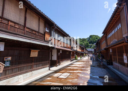 Quartier Higashi Chaya est la principale région de Kanazawa, qui dispose d''une geisha maisons et architecture de l'époque Edo Banque D'Images