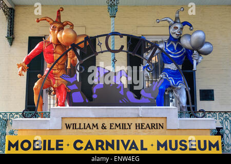 Musée du Carnaval Mobile, Mobile, Alabama, États-Unis Banque D'Images