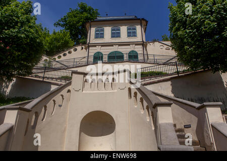 Jardin Fürstenberg Jardins du Château de Prague Mala Strana République Tchèque Banque D'Images