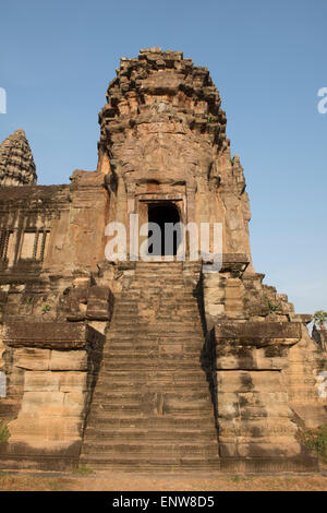 Lumière du matin à Angkor Wat à Siem Reap, Cambodge Banque D'Images