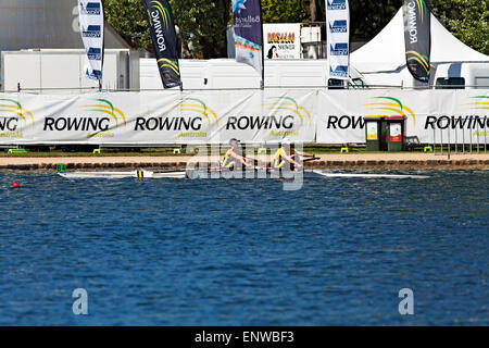 La FISA 2014 Régates mondiales d'aviron pour Masters Banque D'Images