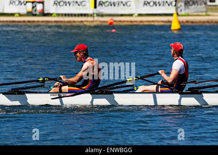 La FISA 2014 Régates mondiales d'aviron pour Masters Banque D'Images