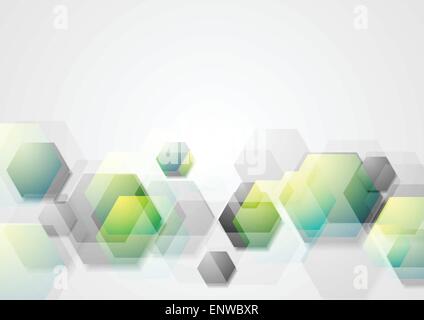 Résumé Contexte géométrique avec des hexagones. Conception vectorielle Illustration de Vecteur
