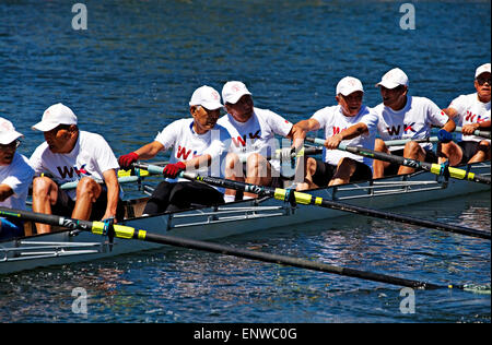 La FISA 2014 Régates mondiales d'aviron pour Masters Banque D'Images