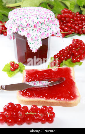 Johannisbeeren-Konfitüre Banque D'Images