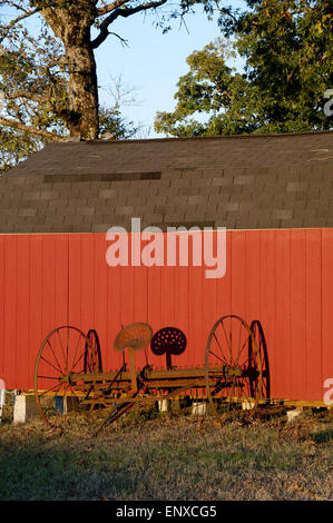Râteau Dump à cheval Banque D'Images