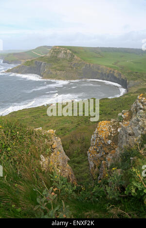 Chapman's Pool sur la côte du Dorset Banque D'Images