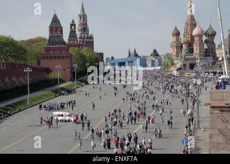 La Russie, Moscou, 70 ans le jour de la victoire Banque D'Images