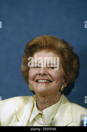 L'ancienne première dame des États-Unis Betty Ford parle au Club de la presse 12 juin 1996 à Washington, DC. Banque D'Images