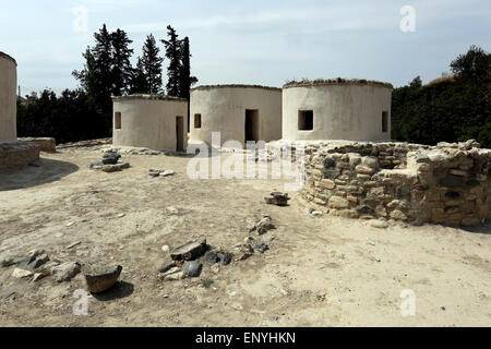 Site néolithique, Chypre Banque D'Images