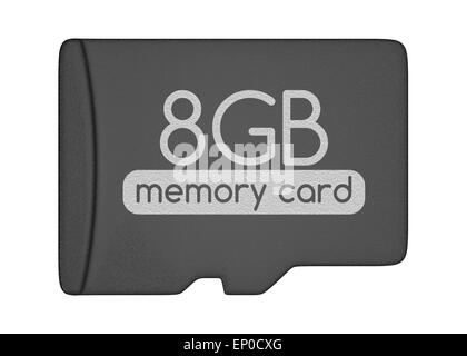 Carte mémoire MicroSD. Banque D'Images