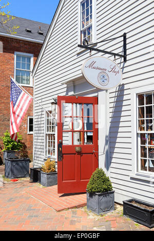Nantucket Massachusetts Whaling museum boutique de cadeaux. L'île de Nantucket Banque D'Images