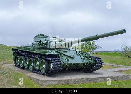 Réservoir T-72 est dans le musée à ciel ouvert Banque D'Images