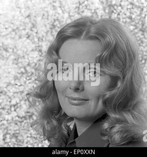 L'actrice allemande Deutsche Schauspielerin / Ruth Maria Kubitschek, Anfang 1970 er Jahre / début des années 1970. Banque D'Images