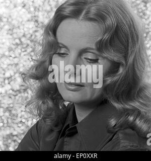 L'actrice allemande Deutsche Schauspielerin / Ruth Maria Kubitschek, Anfang 1970 er Jahre / début des années 1970. Banque D'Images