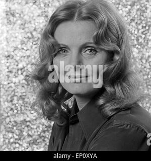 L'actrice allemande Deutsche Schauspielerin / Ruth Maria Kubitschek, Anfang 1970 er Jahre / début des années 1970. Banque D'Images