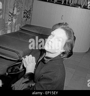 Elisabeth Flickenschildt Deutsche Schauspielerin à Hamburg, Deutschland 1950er Jahre. L'actrice allemande Elisabeth Flickenschil Banque D'Images