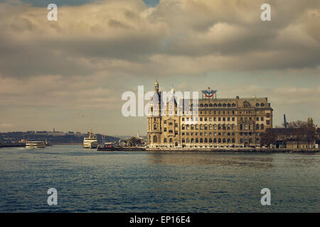 La gare de Haydarpasa Istanbul Banque D'Images