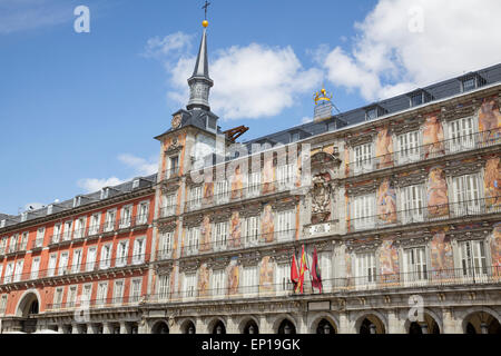 Plaza Mayor, Casa de la Panadería, Madrid, Espagne Banque D'Images