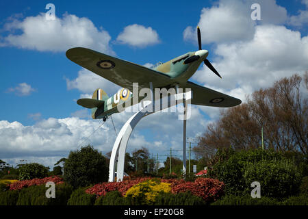 Hawker Hurricane fighter réplique sur MOTAT (Musée des Transports et de la technologie), Auckland, île du Nord, Nouvelle-Zélande Banque D'Images