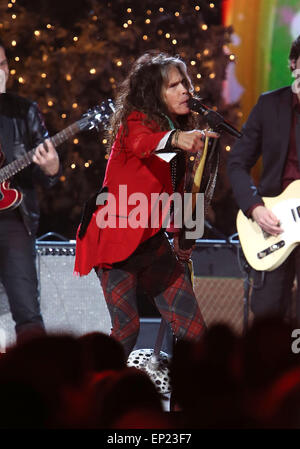 CMA 2014 Pays de Noël chez Bridgestone Arena - Performances Avec : Steven Tyler Où : Nashville, Tennessee, United States Quand : 08 novembre 2014 Crédit : Judy Eddy/WENN.com Banque D'Images