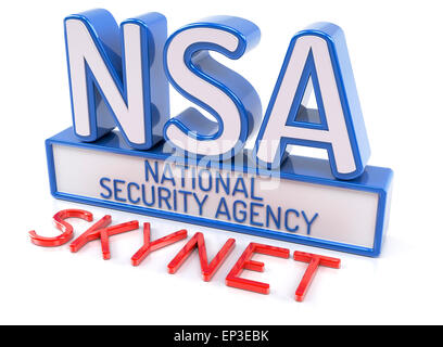 NSA National Security Agency - SKYNET Banque D'Images