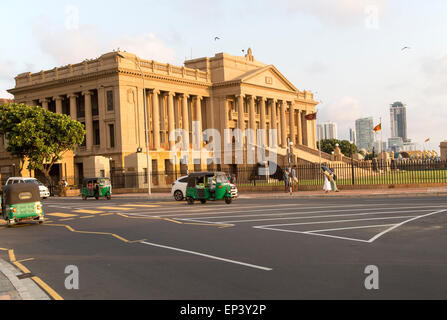 Ancien palais du Parlement aujourd'hui le Secrétariat présidentiel bureaux, Colombo, Sri Lanka, Asie Banque D'Images