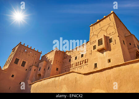 Ouarzazate, Kasbah de Taourirt. Maroc Banque D'Images
