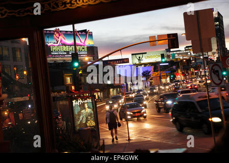 Le Strip, Sunset Boulevard, West Hollywood, Californie, USA Banque D'Images