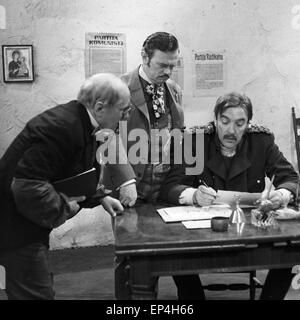 Der Analphabet, Musikalische Comedy, Deutschland 1960, Regie : Herbert Junkers, acteurs : Sigmund Roth, Kurt Marschner, Fritz Banque D'Images