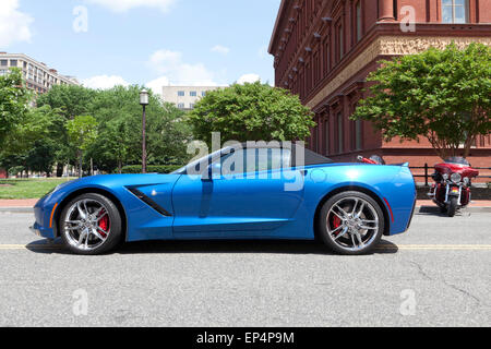 2014 Chevy Corvette Z51 cabriolet - USA Banque D'Images