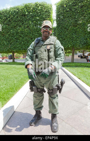 US Park Police officier SWAT en uniforme - Washington, DC USA Banque D'Images