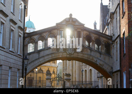 Le Pont des Soupirs, également connu sous le pont de New Hertford College Lane, Oxford, UK Banque D'Images